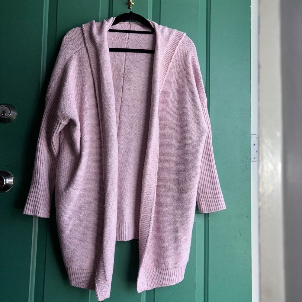 Unbranded 0x light pink cardigan so soft - Picture 2 of 9
